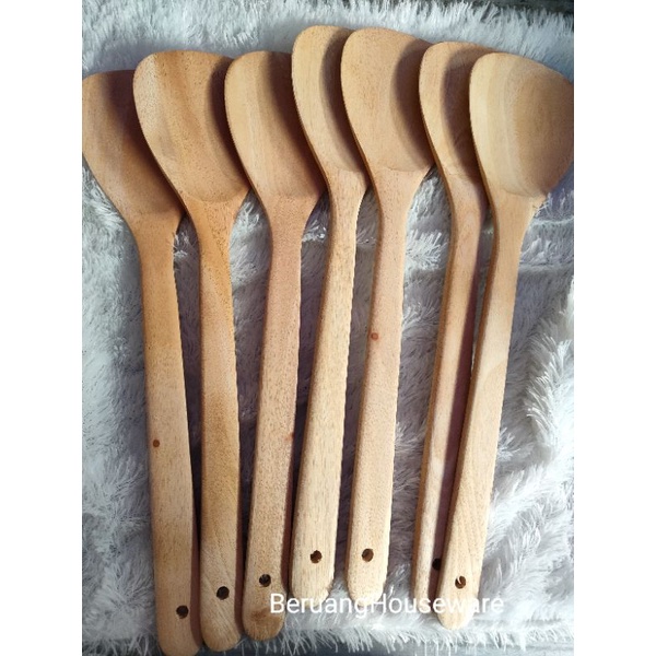 Jual sudit sutil penggoreng spatula kayu panjang Jumbo Spatula | Shopee ...