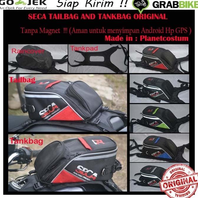 Jual Tas Tangki Motor Seca Tankbag Sekaligus Tailbag Tas Ekor Jok