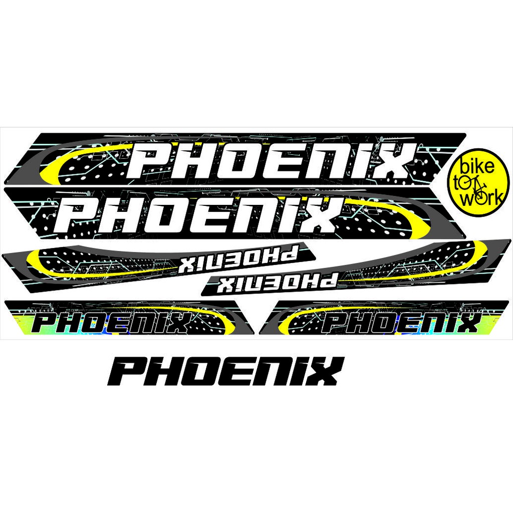 Jual SEPEDA PHOENIX STICKER MTB SEPEDA BIKE STRIPING | Shopee Indonesia