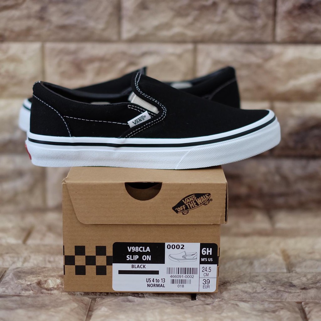 Vans Slip On Black White 100 Original BNIB Japan Market