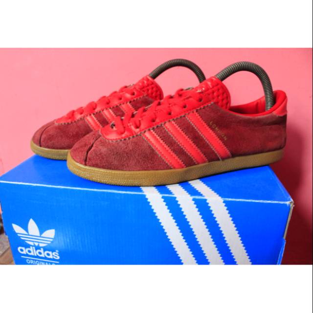 Adidas red hot sale london