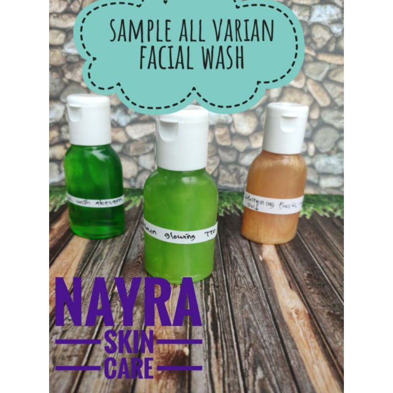 Jual sample all varian facial wash net 30 ml Shopee Indonesia