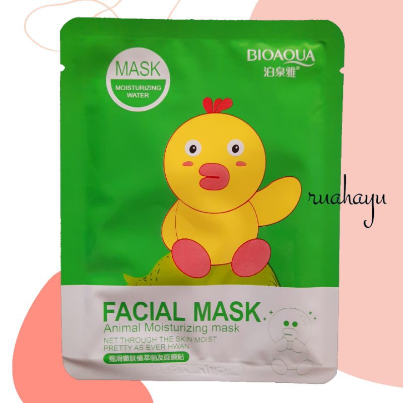 Jual Sheet mask Bioaqua / Masker wajah korea / Masker wajah nature