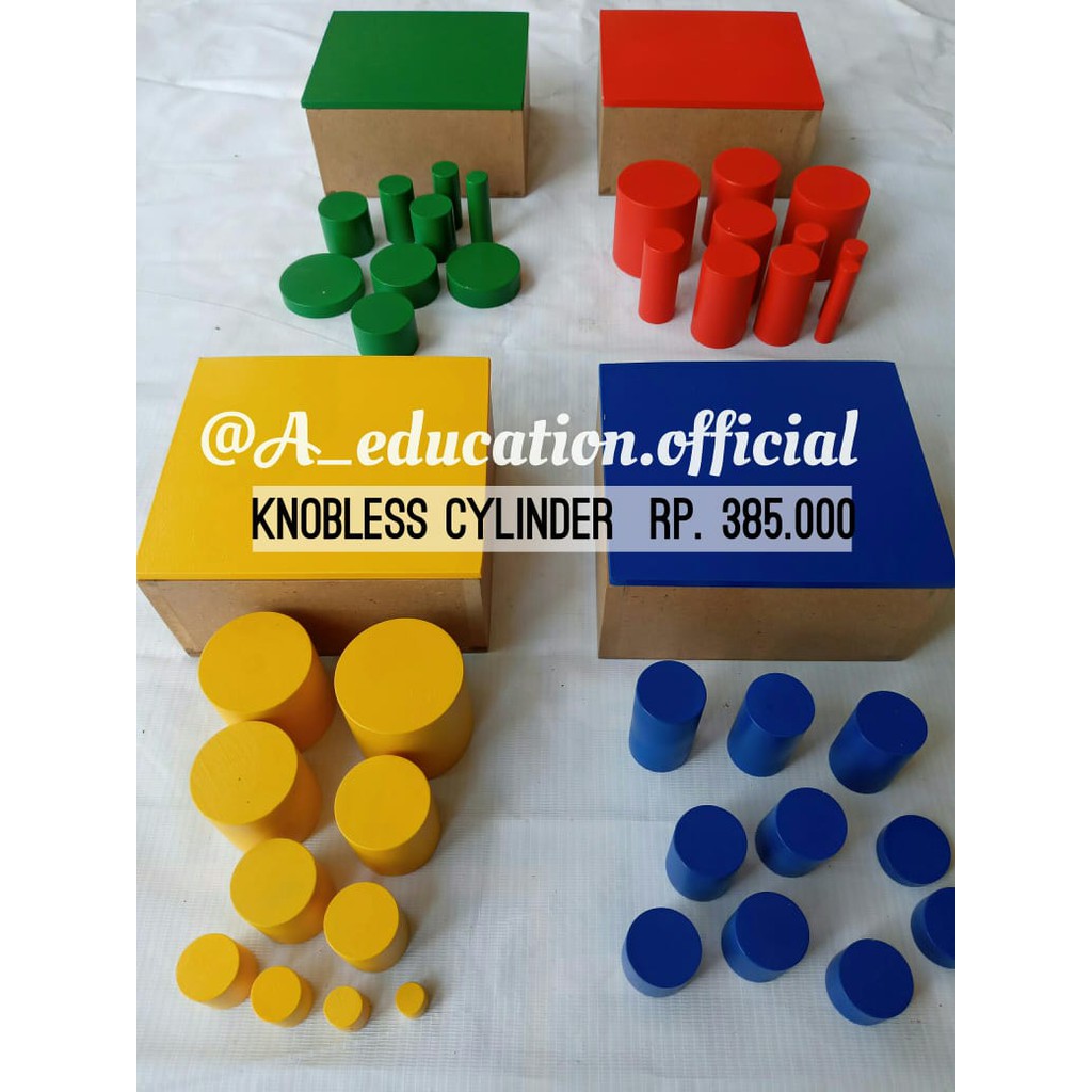 Jual Knobless Cylinder Montessori knob Knobless | Shopee Indonesia