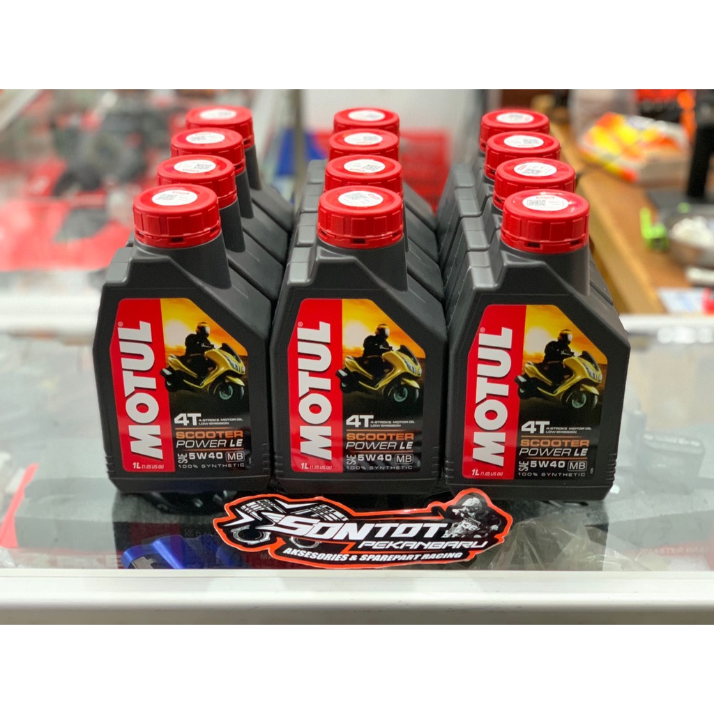 Jual Oli Motul Scooter Power Le T W L Shopee Indonesia