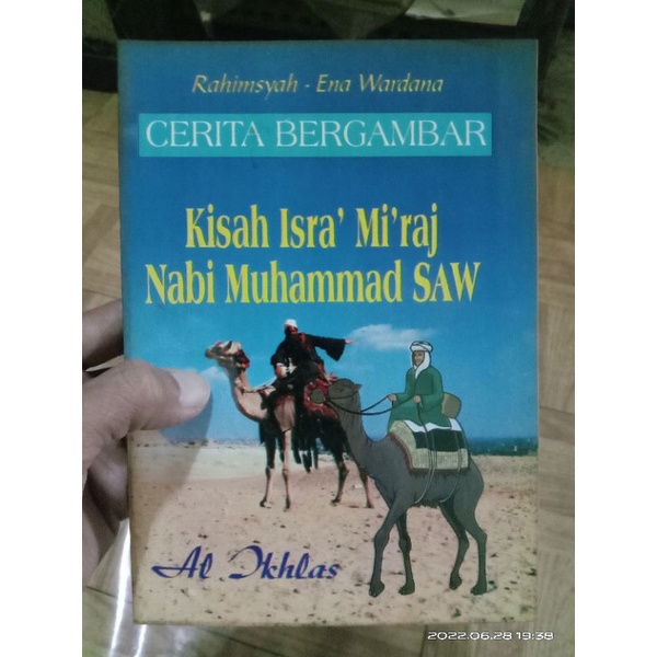 Jual Cerita Bergambar,kisah Isra Mi'raj Nabi Muhammad SAW | Shopee ...