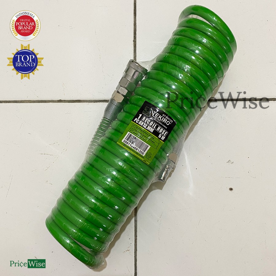 Jual Selang Angin Kompresor Spiral X Mm M Recoil Hose Tekiro