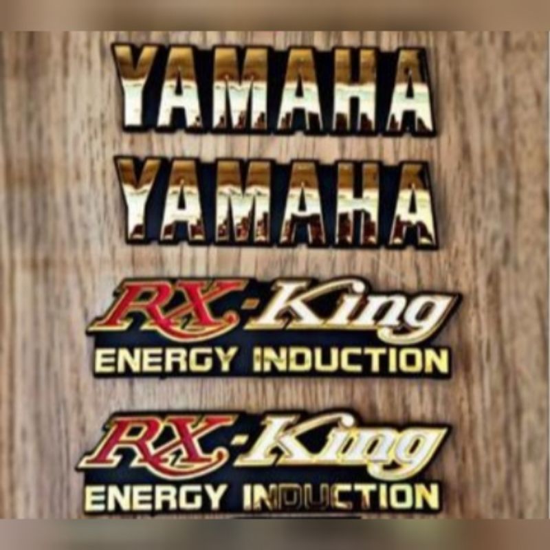 Jual Emblem Logo Tangki Yamaha RX-King Set Logo Bok Aki Rx-King Tebal ...