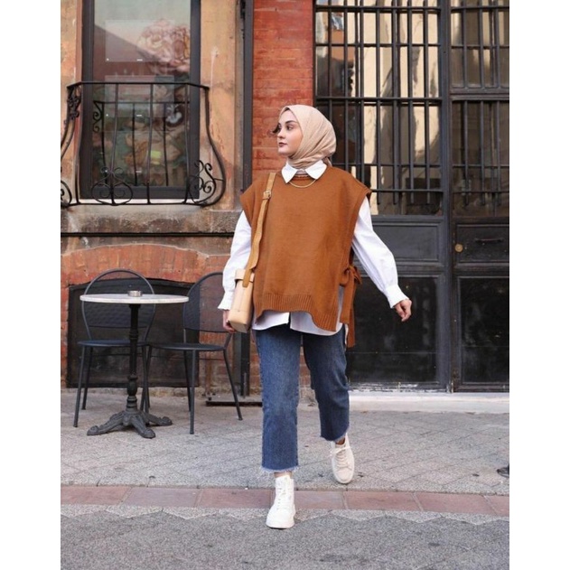 Jual Vest Rompi Rajut Tali PREMIUM | Shopee Indonesia