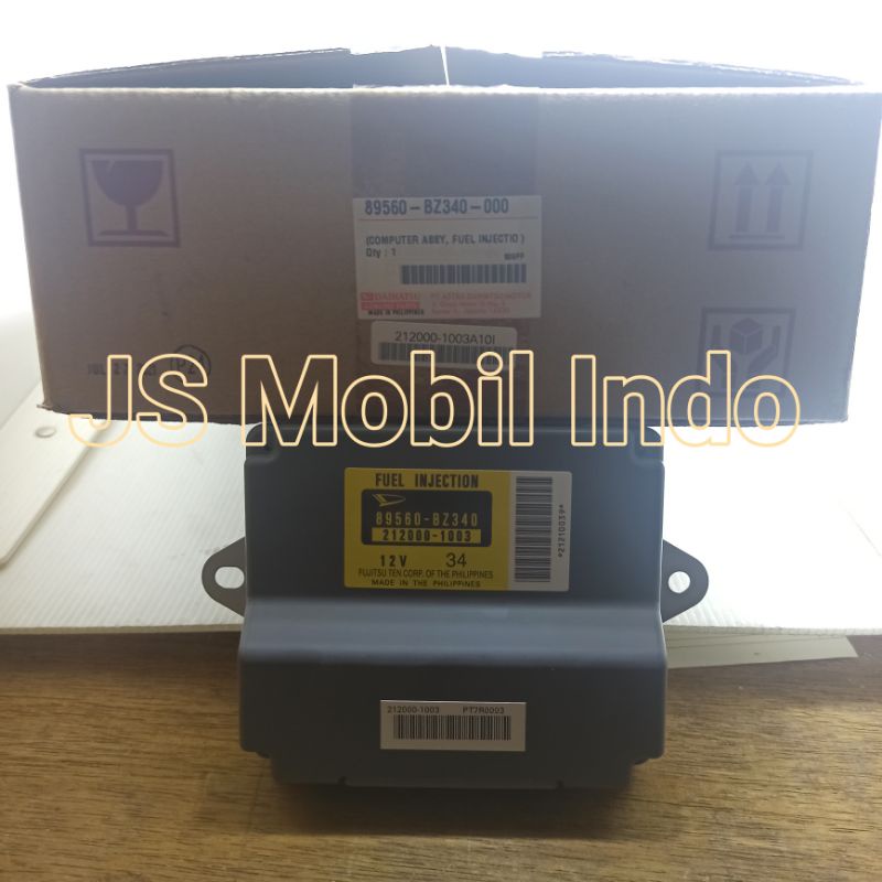 Jual Ecu Komputer Computer Toyota Avanza Xenia 89560-BZ340 Asli 2003 ...