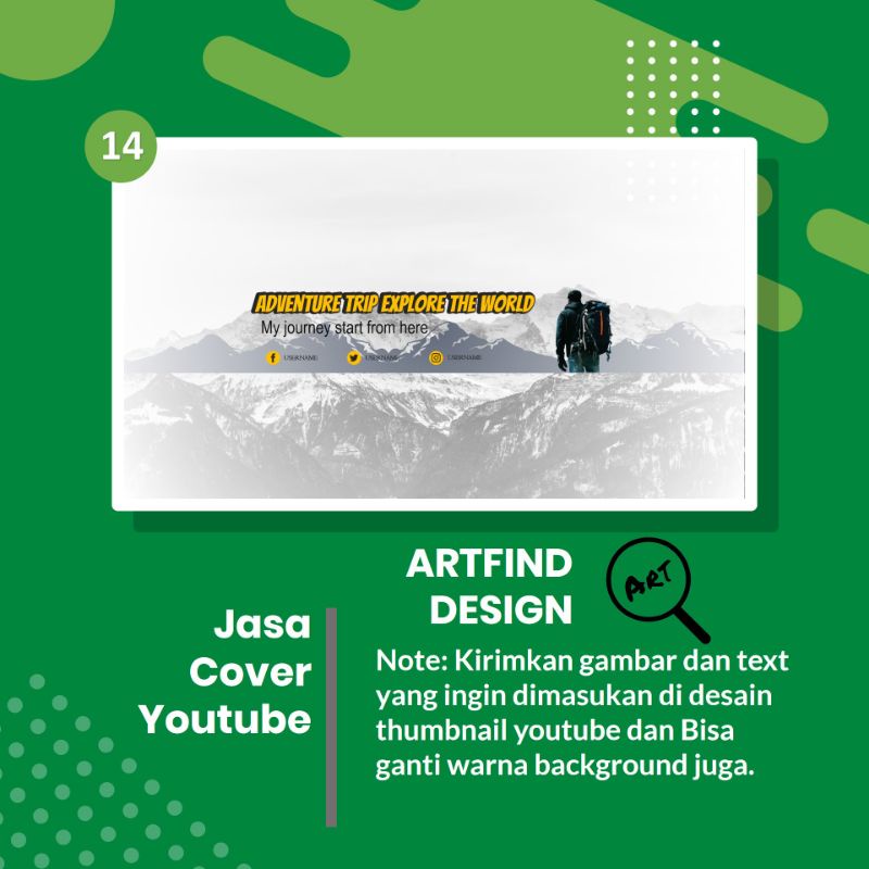 Jasa desain Cover youtube Keren Satuan Murah Kekinian Trendy Part 3