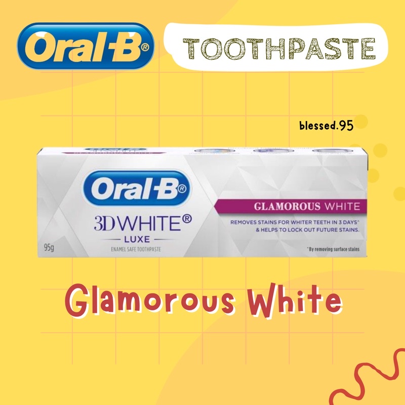 Jual Oral B 3D White Luxe Glamorous White Pasta Gigi Odol Toothpaste ...