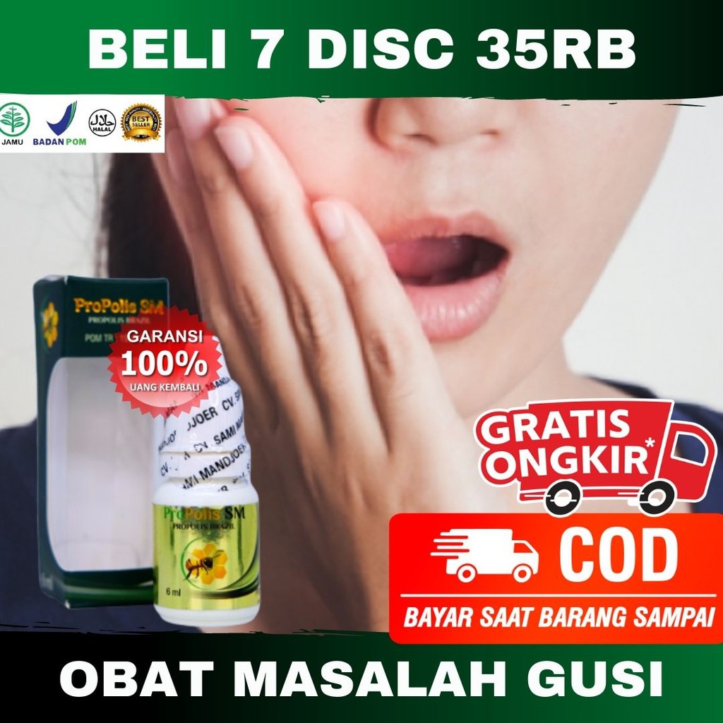 Jual Propolis Sm Obat Herbal Radang Gusi Obat Gusi Turun Benjolan