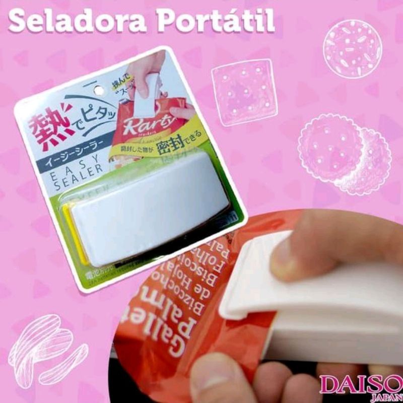 Jual Daiso Hand Sealer Easy Sealer Press Vacuum Japan Perekat Plastik