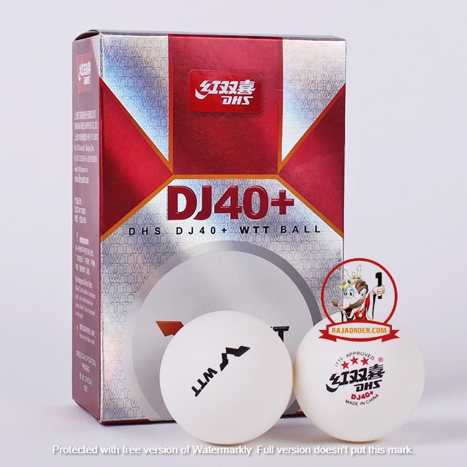 Jual DHS DJ40+ WTT 2021 GARANSI ORIGINAL 100% - Bola Pingpong Tenis ...