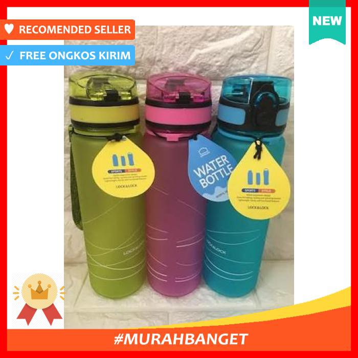 Jual Lock And Locklock N Lock One Touch Cap Bottlebotol Minumtumbler 600ml Botol Minum 7334