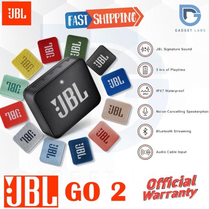 Jual JBL GO 2 PORTABLE MINI BLUETOOTH SPEAKER ORIGINAL GARANSI RESMI 1 ...