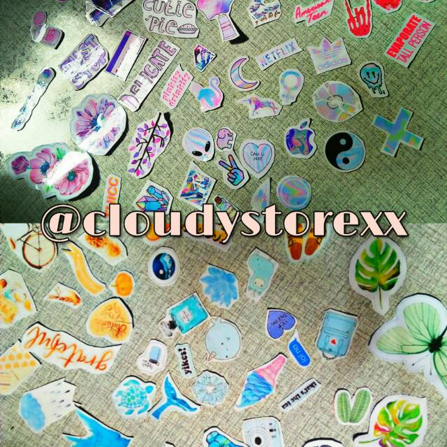 Jual Sticker untuk scrapbook, bujo, dekorasi, kpop, dan lain lain ...