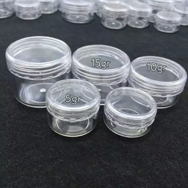 Pot Acrylic Kosong (10pcs)