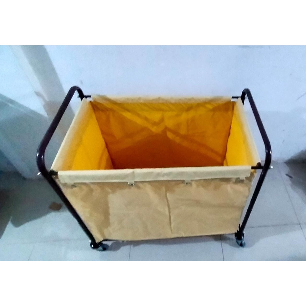 Jual Trolley Laundry Rectangle / Rectangle Laundry Cart | Shopee Indonesia