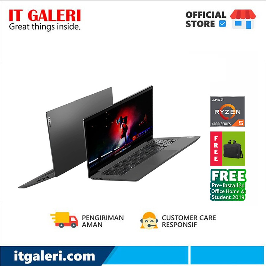 Jual Laptop Lenovo IdeaPad Slim 14ARE05 Ryzen 4500U Win10 8GB