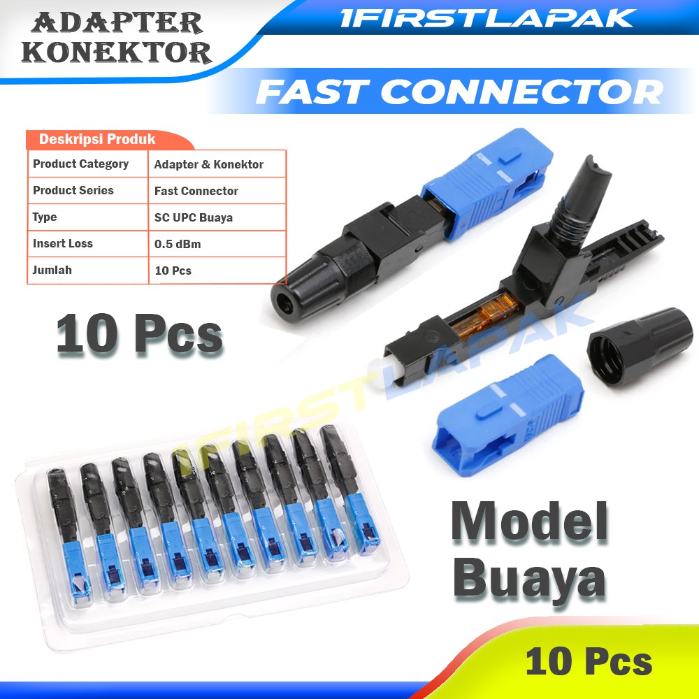 Jual Fast Connector SC UPC Adapter SC UPC Conector Fiber Optik FTTH ...