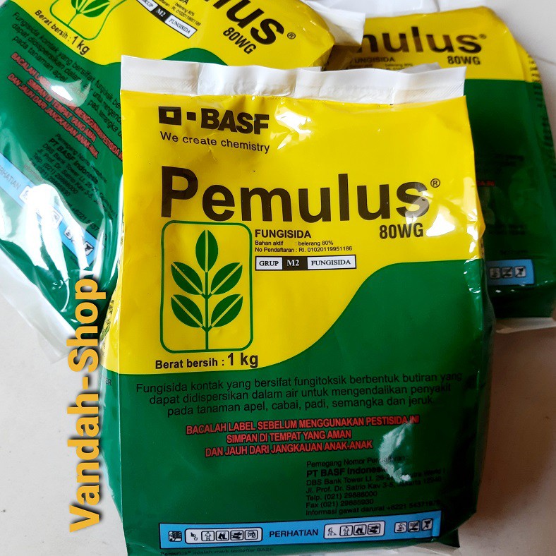 Jual Pemulus 80WG Fungisida Hawar Bercak Daun Antraknosa Embun Tepung ...