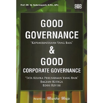 Jual Buku Good Governance & Good Corporate Governance Bagian Ketiga ...