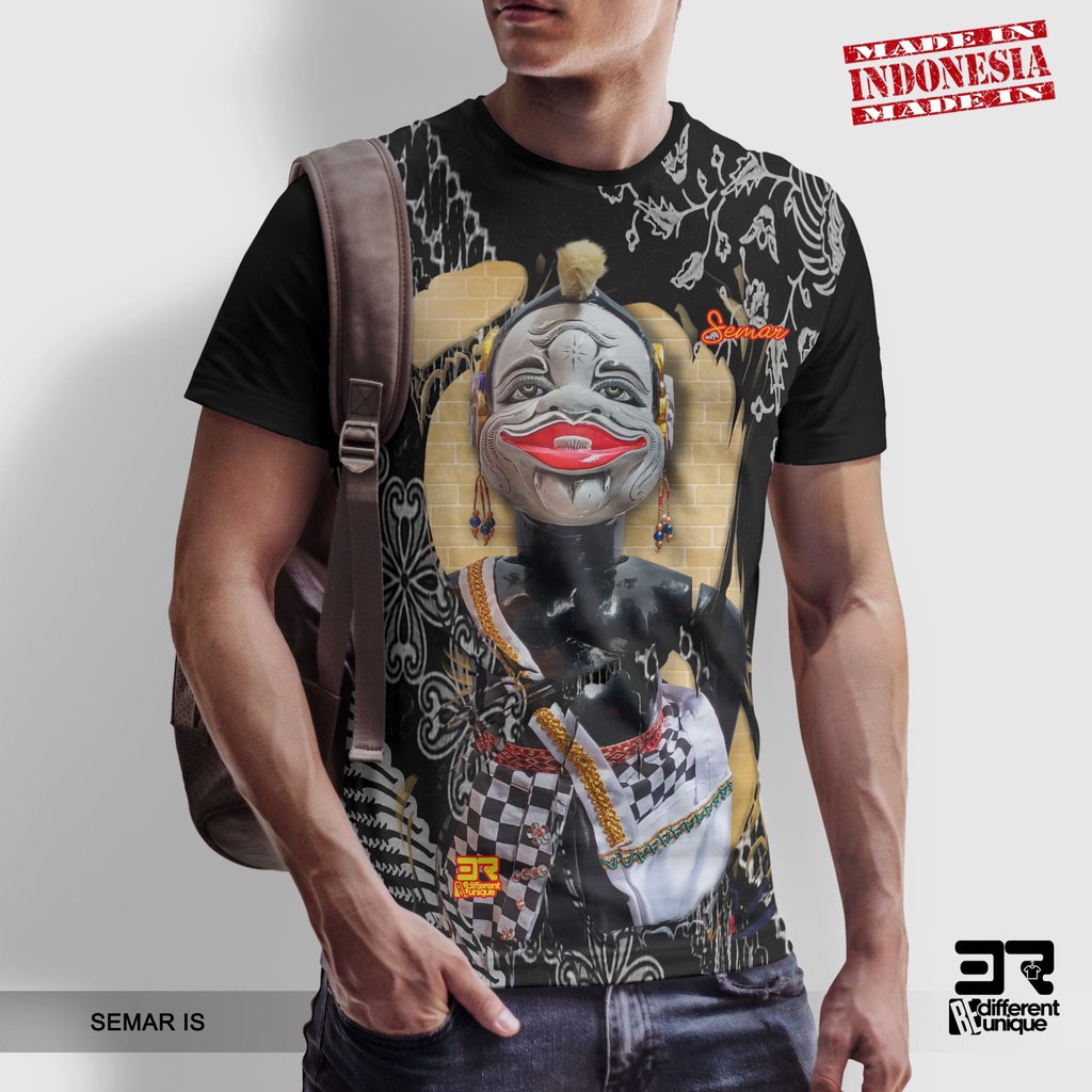 Jual [ COD ] KAOS PRINTING GAMBAR WAYANG SEMAR IS - BAJU DISTRO ...