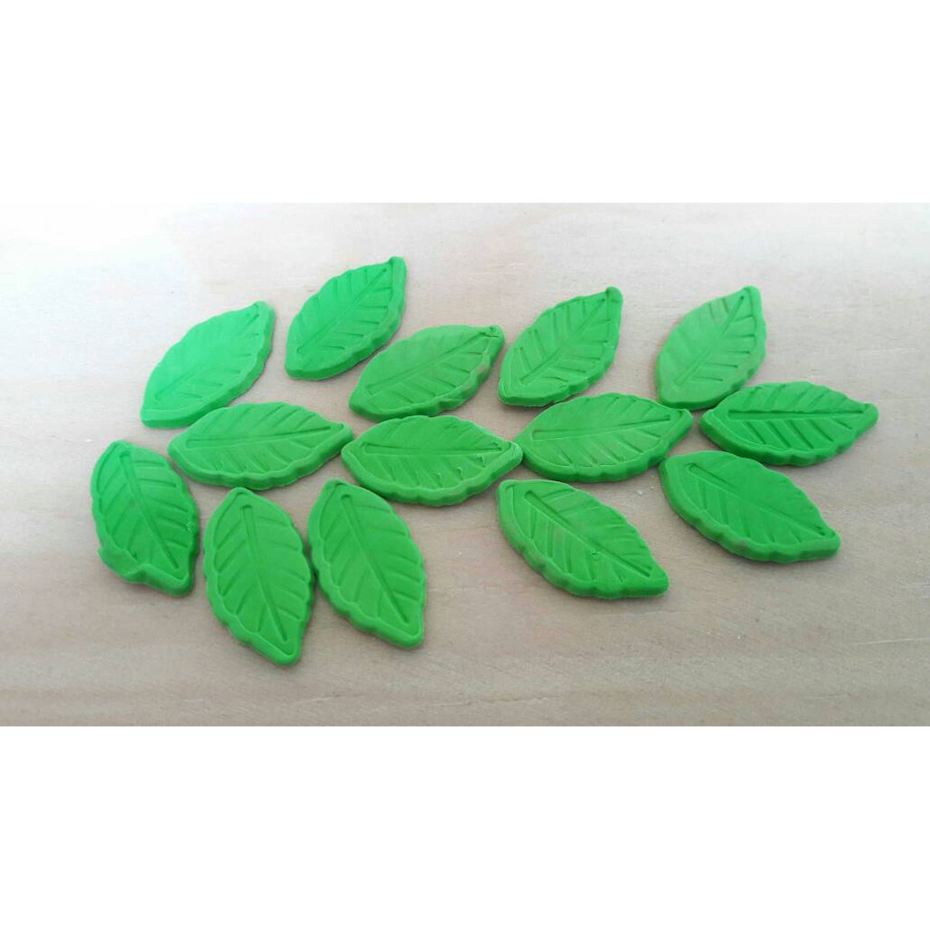 Jual HARGA PROMO Hiasan Kue Tart Cake Toppers Daun Leaf Leaves Hijau ...