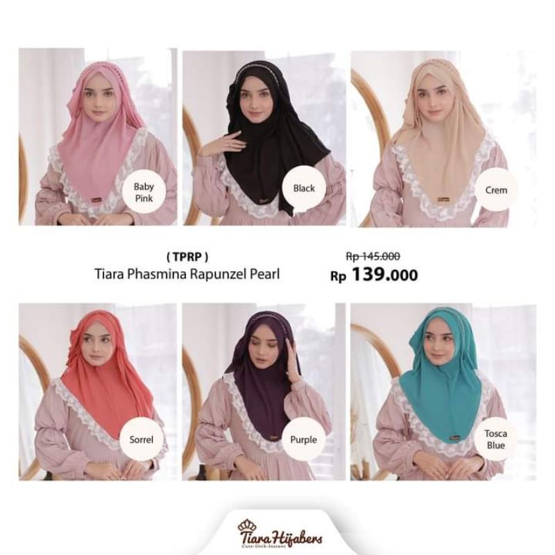 Jual TIARA HIJABERS KODE TPRP ACC HIJAB INSTAN PHASMINA INSTAN HIJAB ...