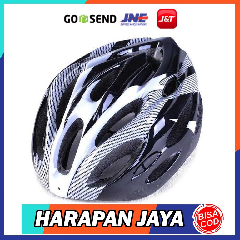 Jual Helm Sepeda Helem Gowes Ringan Bahan Eps Foam Pvc Shell