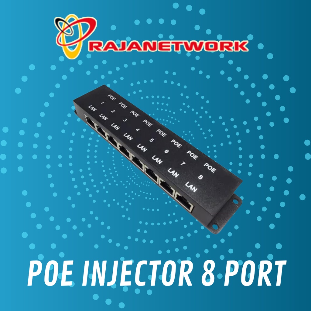 Jual Poe Injector 8 port / POE 8 | Shopee Indonesia