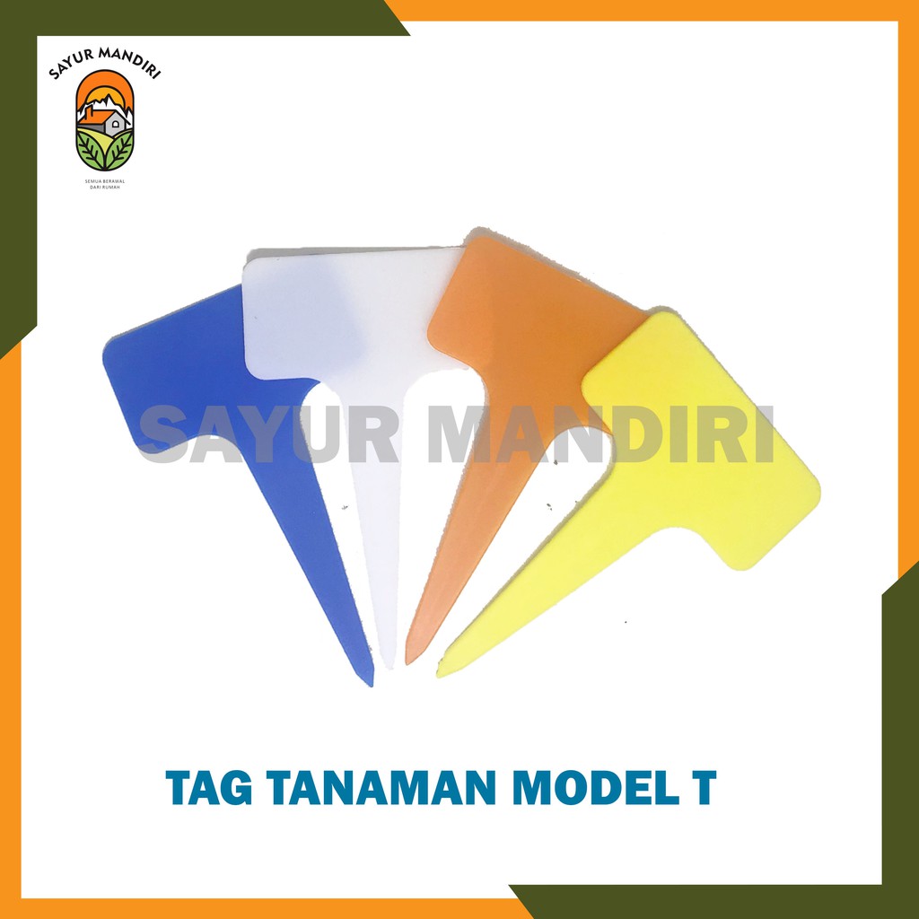 Jual Plant Label 5,8 x 10 cm /Penanda / Label/ Tag Tanaman model T ...