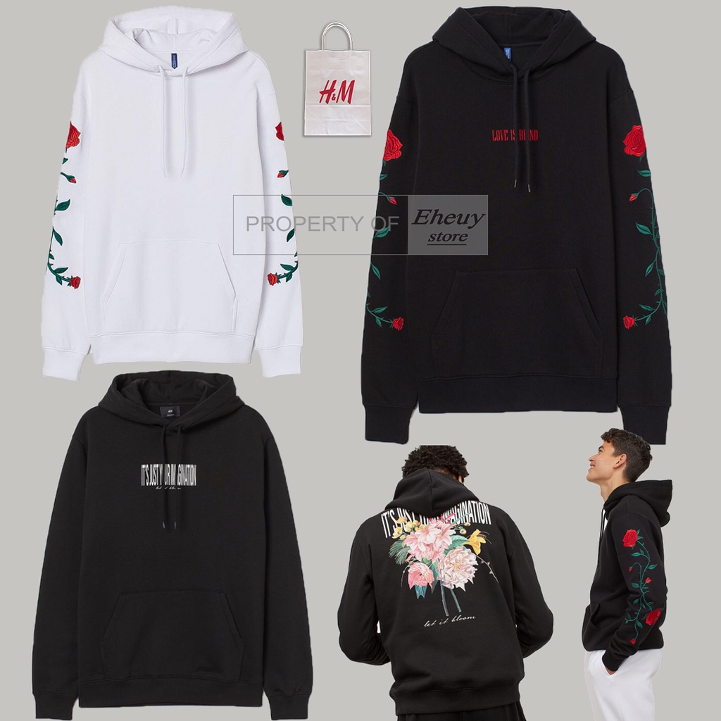 Love is discount blind h&m hoodie