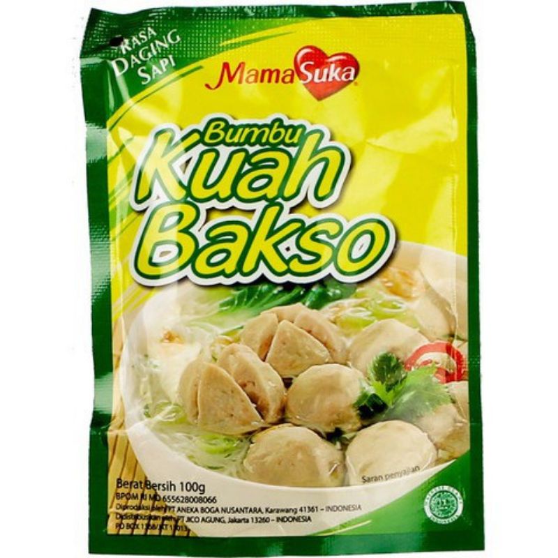 Jual Bumbu Kuah Bakso Mamasuka 100 Gram Shopee Indonesia