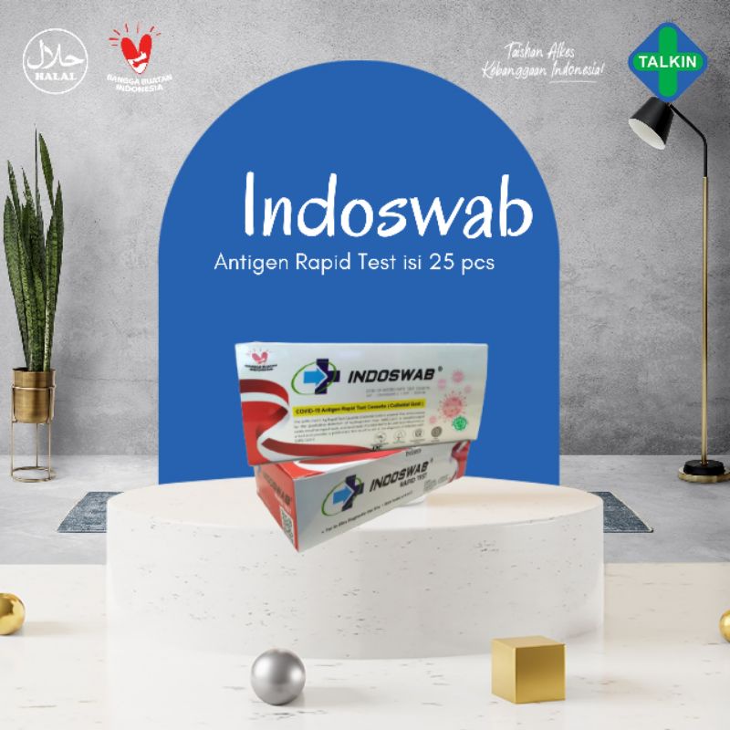 Jual INDOSWAB Covid-19 Antigen Rapid Test isi 25 pcs | Shopee Indonesia