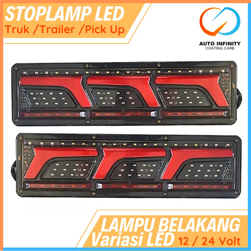 Jual Lampu Truk Stop Lamp Variasi Truk Dyna Canter Fuso Lampu Belakang