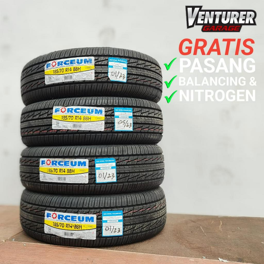 Jual BAN MOBIL UKURAN 185 70 R14 FORCEUM TRIDEKA STANDAR AVANZA XENIA ...