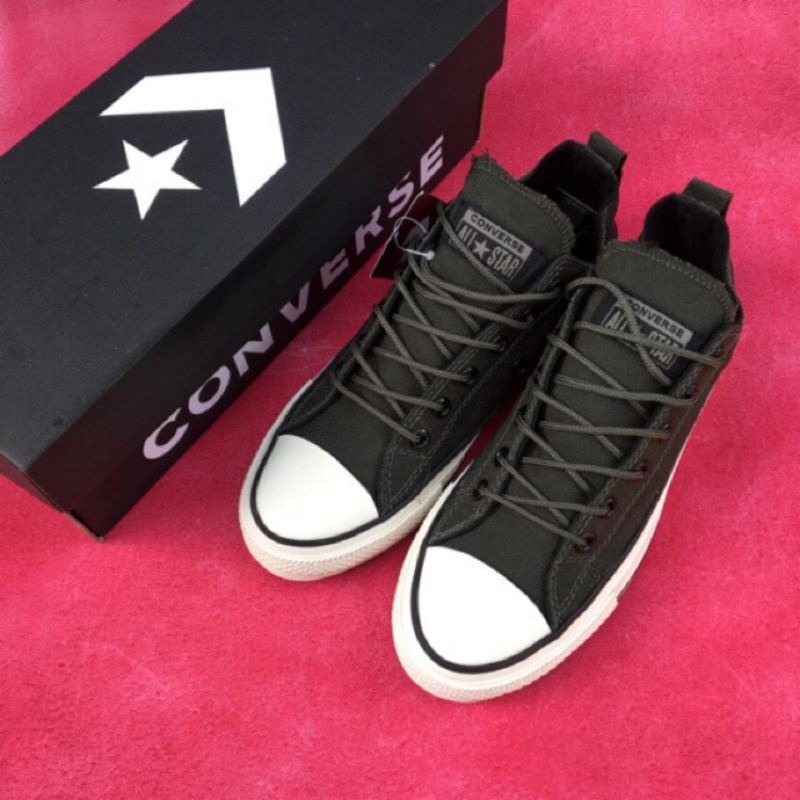 Jual Sepatu Sneakers Converse Pria Wanita Ctx Hijau Army Premium