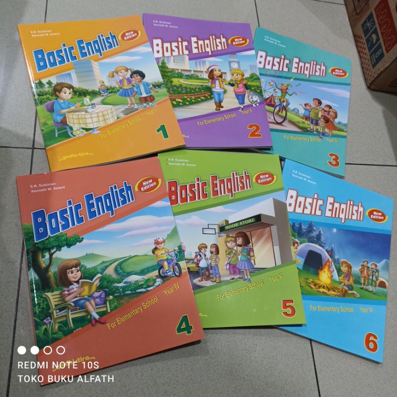 Jual Buku pelajaran bahasa inggris BASIC ENGLISH SD kelas 1 s/d 6 ...