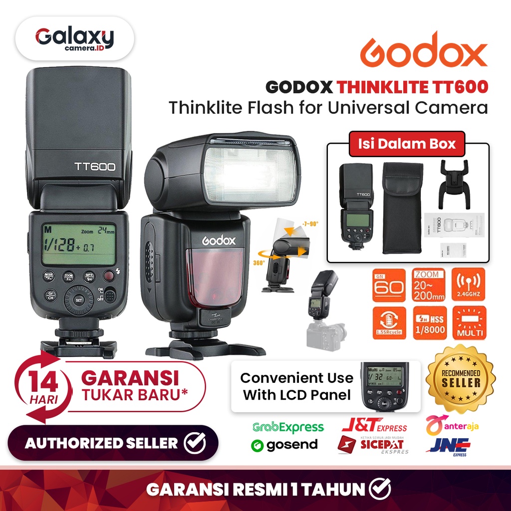 Jual Flash Godox Thinklite TT600 Universal TT 600 Garansi 1 Tahun ...