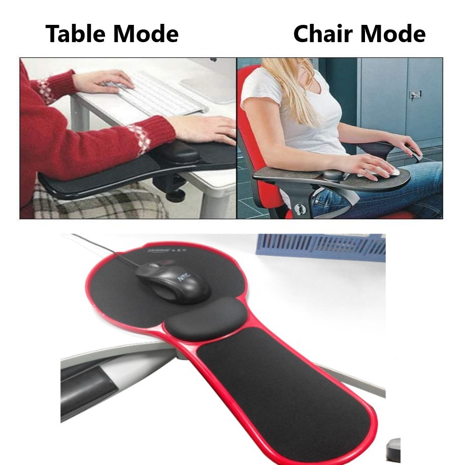 Jual Mouse Pad Arm Rest Meja Kursi Kerja Kantor Mousepad Shopee Indonesia