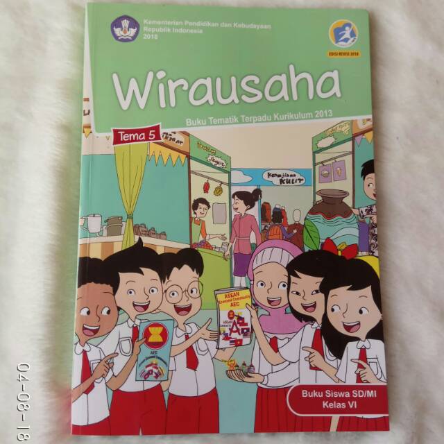 Jual Buku Tematik Kelas 6 Tema 5 Kurtilas Edisi Revisi 2018 Shopee