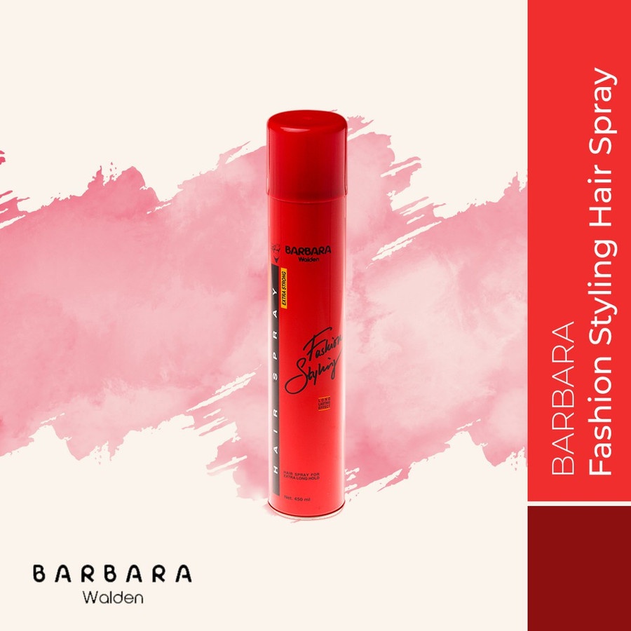 Jual BARBARA Hair Spray 280ml - Hairspray Sedang (Pink/Merah) | Shopee ...