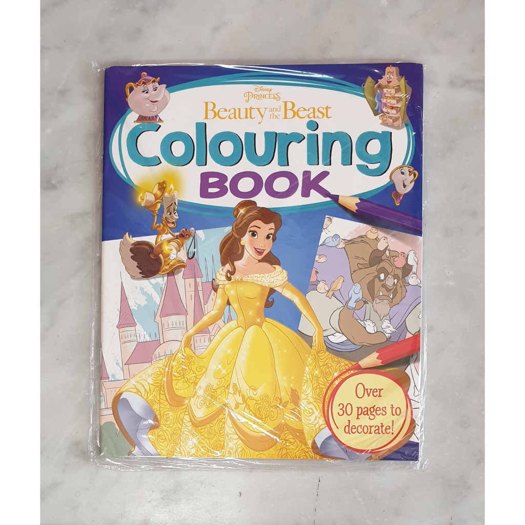 Jual Buku Anak Impor Simply Colouring Disney Beauty and The Beast