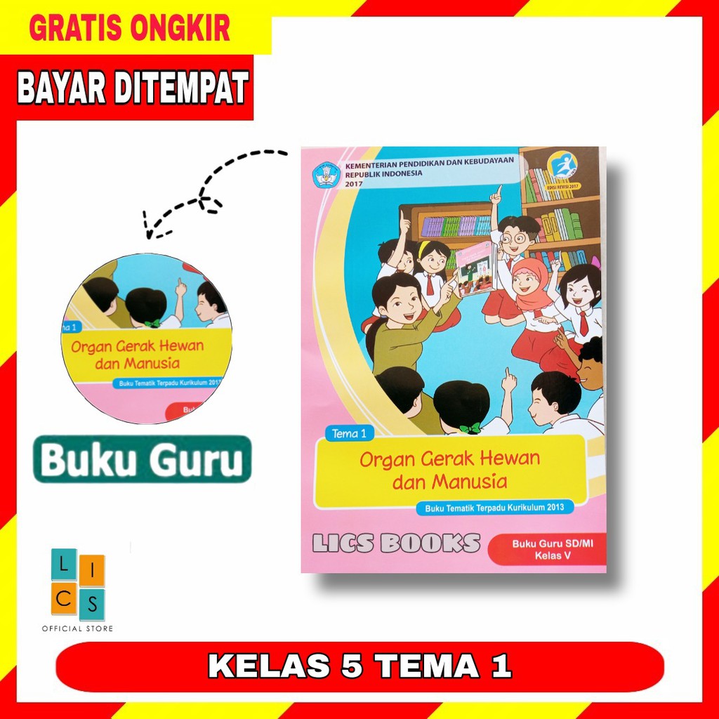 Jual Buku GURU SD Kelas 5 Semester 1 Dan 2 Tema 1 2 3 4 5 6 7 8 9 Dan ...