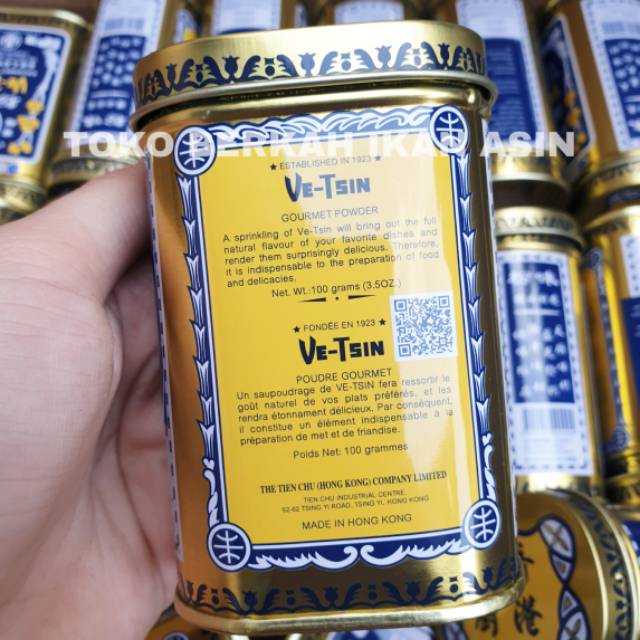 Jual Vetsin Hongkong 100 gr / Ve-Tsin Penyedap Makanan / Ve- Tsin Hong ...