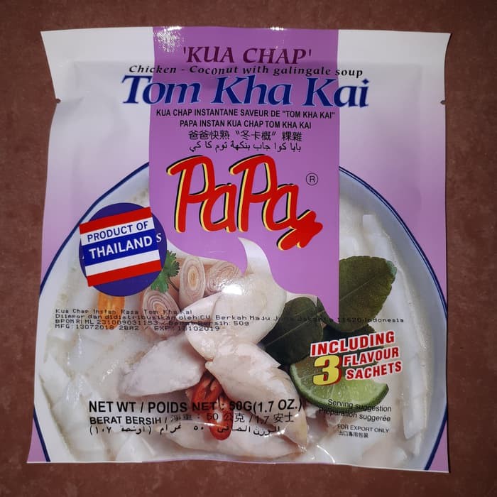 Jual PAPA KuaChap Kua Chap Kua Cap TOM KHA KAI Instant 50gr Tom Kakai ...