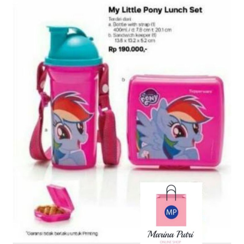 Jual my little pony lunch set | Shopee Indonesia